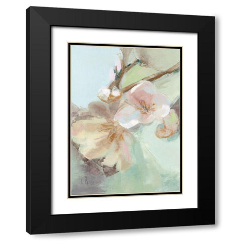 Fleurs Printanieres I Black Modern Wood Framed Art Print with Double Matting by Parise, Chantal