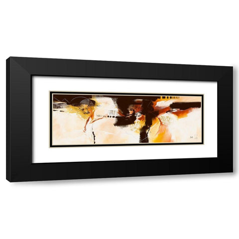 Violino IV Black Modern Wood Framed Art Print with Double Matting by Zacher-Finet, Isabelle