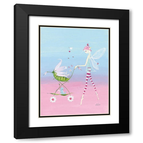 Baby Toes Black Modern Wood Framed Art Print with Double Matting by McFaul, Lorrie