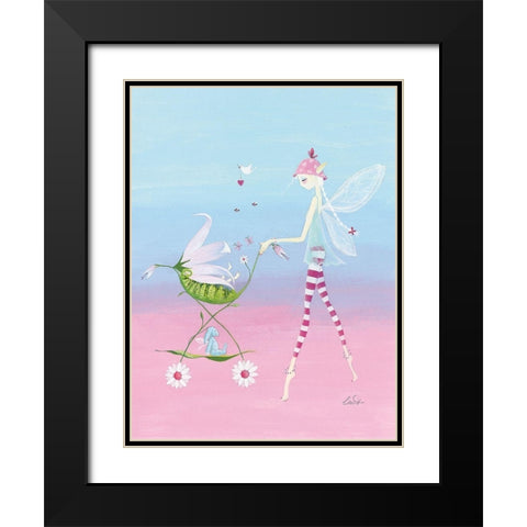 Baby Toes Black Modern Wood Framed Art Print with Double Matting by McFaul, Lorrie