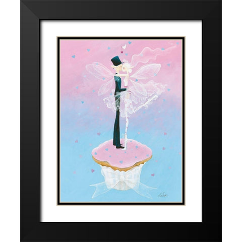 Wedding Day Black Modern Wood Framed Art Print with Double Matting by McFaul, Lorrie