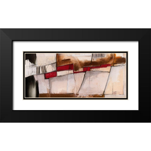 Quasi diagonal Black Modern Wood Framed Art Print with Double Matting by Alba, Andreas