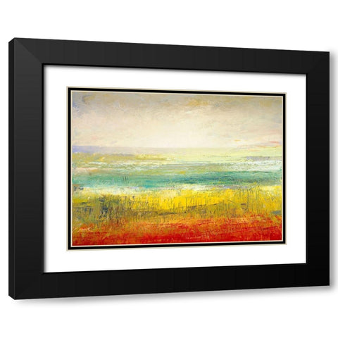 Only a Summer s Day Black Modern Wood Framed Art Print with Double Matting by Morten, Jane