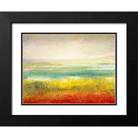 Only a Summer s Day Black Modern Wood Framed Art Print with Double Matting by Morten, Jane