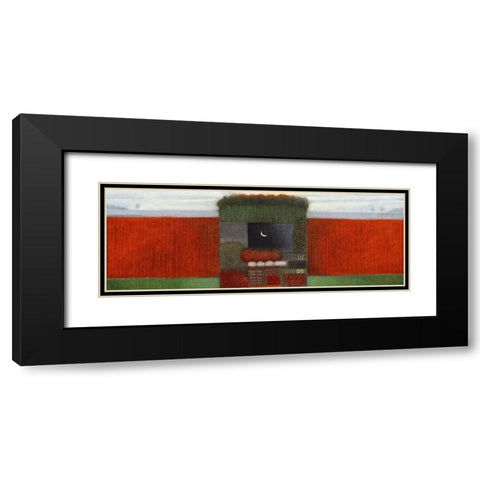 When Autumn comes around I Black Modern Wood Framed Art Print with Double Matting by van Hoek, Rob