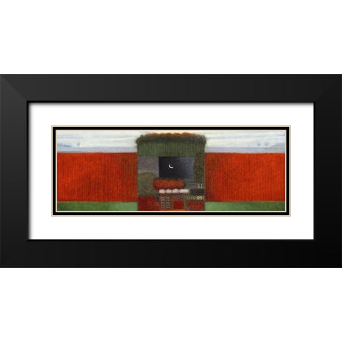 When Autumn comes around I Black Modern Wood Framed Art Print with Double Matting by van Hoek, Rob