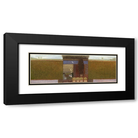 When Autumn comes around II Black Modern Wood Framed Art Print with Double Matting by van Hoek, Rob