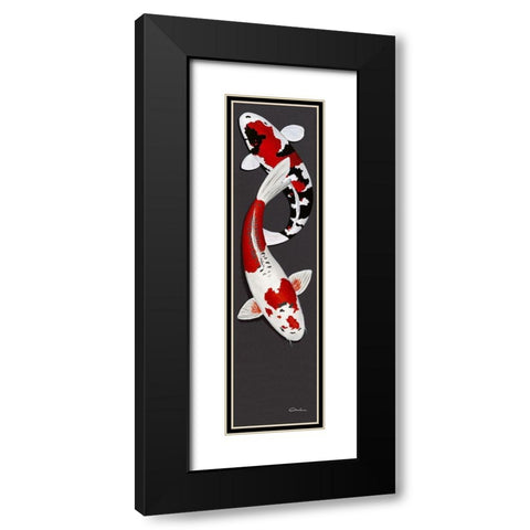 Together I Black Modern Wood Framed Art Print with Double Matting by Gruhn, Nicole