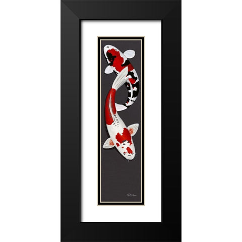 Together I Black Modern Wood Framed Art Print with Double Matting by Gruhn, Nicole