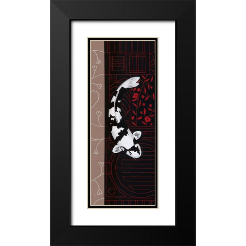 Four Seasons Winter II Black Modern Wood Framed Art Print with Double Matting by Gruhn, Nicole