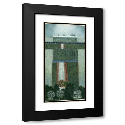 And we re all going somewhere Black Modern Wood Framed Art Print with Double Matting by van Hoek, Rob
