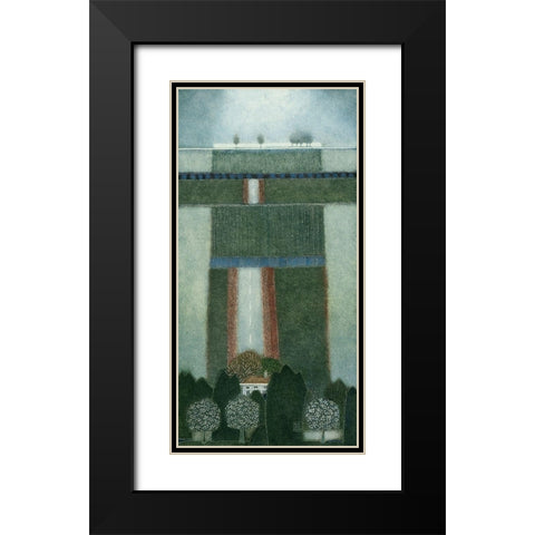 And we re all going somewhere Black Modern Wood Framed Art Print with Double Matting by van Hoek, Rob
