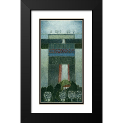 It s a Day full of Dreams Black Modern Wood Framed Art Print with Double Matting by van Hoek, Rob