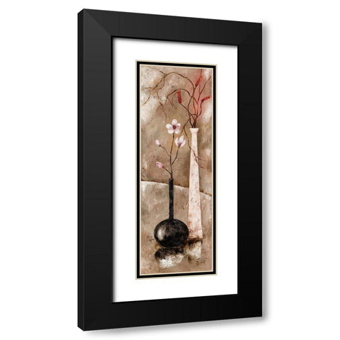 Zen attitude III Black Modern Wood Framed Art Print with Double Matting by Mansart, Veronique