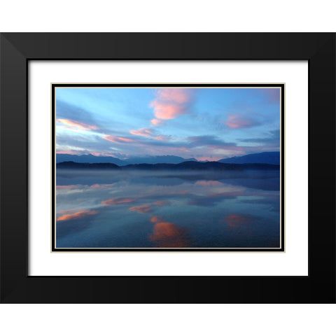 Nature Art Color V Black Modern Wood Framed Art Print with Double Matting by Steger, Uwe