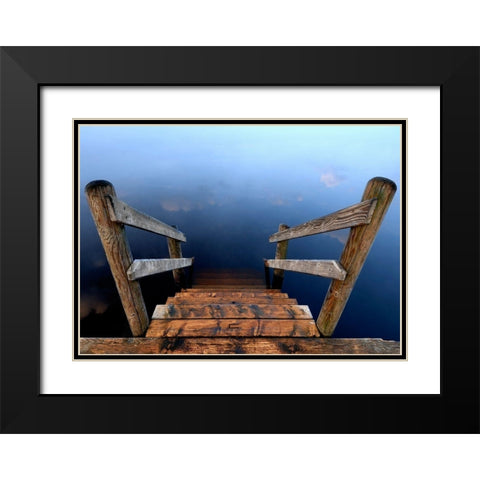 Nature Art Color VI Black Modern Wood Framed Art Print with Double Matting by Steger, Uwe