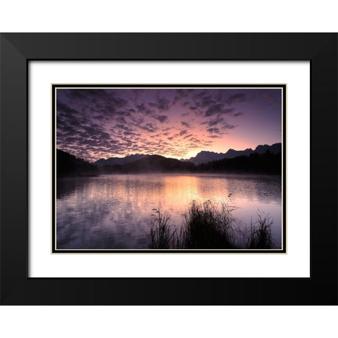 Nature Art Color VIII Black Modern Wood Framed Art Print with Double Matting by Steger, Uwe