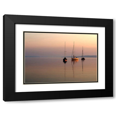 Nature Art Color X Black Modern Wood Framed Art Print with Double Matting by Steger, Uwe