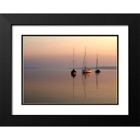 Nature Art Color X Black Modern Wood Framed Art Print with Double Matting by Steger, Uwe