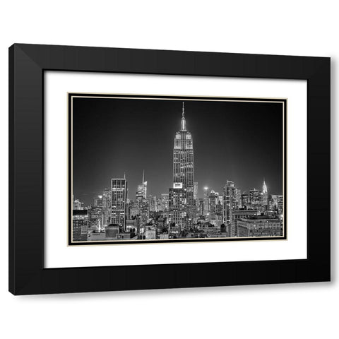 230 5th Avenue Black Modern Wood Framed Art Print with Double Matting by Terrible, Aurelien