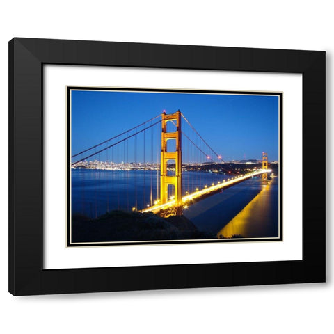 Hendrik Point Black Modern Wood Framed Art Print with Double Matting by Terrible, Aurelien