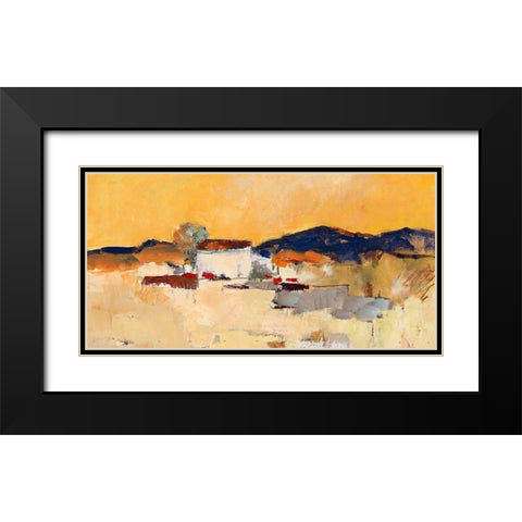 Frankrijk 11 I Black Modern Wood Framed Art Print with Double Matting by Groenhart, Jan