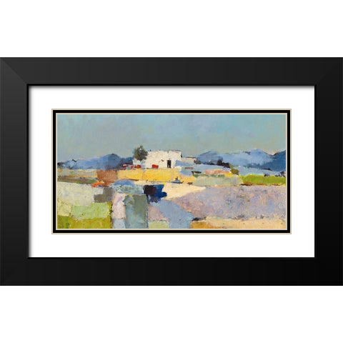 Mirabel I Black Modern Wood Framed Art Print with Double Matting by Groenhart, Jan