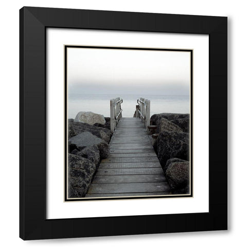 Moving On Black Modern Wood Framed Art Print with Double Matting by Copeland, Gill