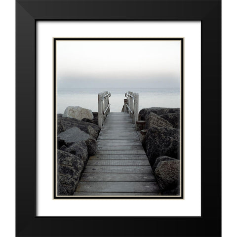 Moving On Black Modern Wood Framed Art Print with Double Matting by Copeland, Gill