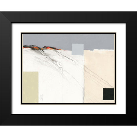 Toundra (Climat II) Black Modern Wood Framed Art Print with Double Matting by Choisy, Christian