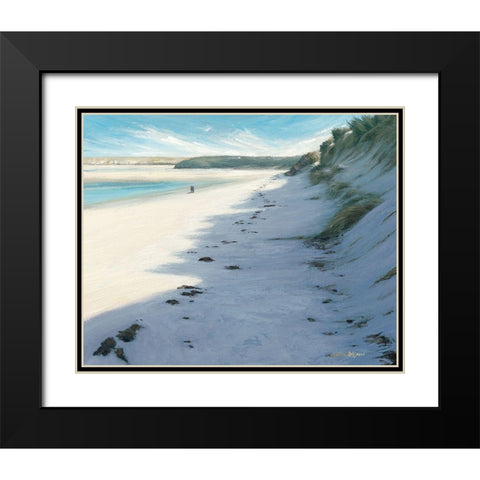 Bay II Black Modern Wood Framed Art Print with Double Matting by Atkinson, Caroline
