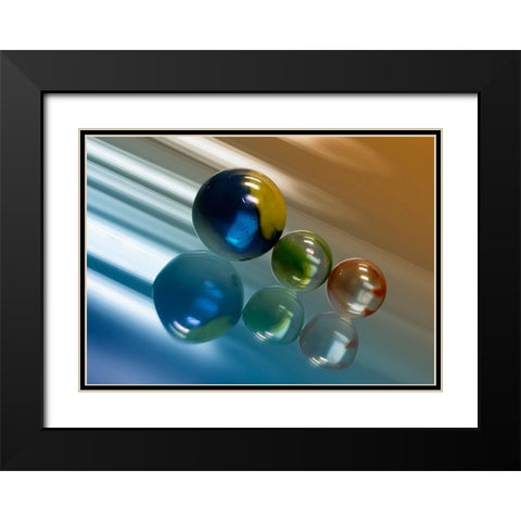 Speed Black Modern Wood Framed Art Print with Double Matting by Steger, Uwe