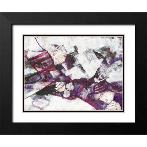 Strandgut Black Modern Wood Framed Art Print with Double Matting by Dreyer, Ingeborg