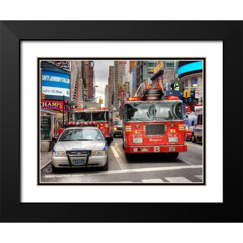 First Scene Black Modern Wood Framed Art Print with Double Matting by Terrible, Aurelien