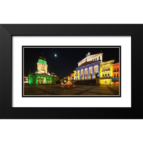 Gendarmenmarkt I Black Modern Wood Framed Art Print with Double Matting by Fischer, Rolf