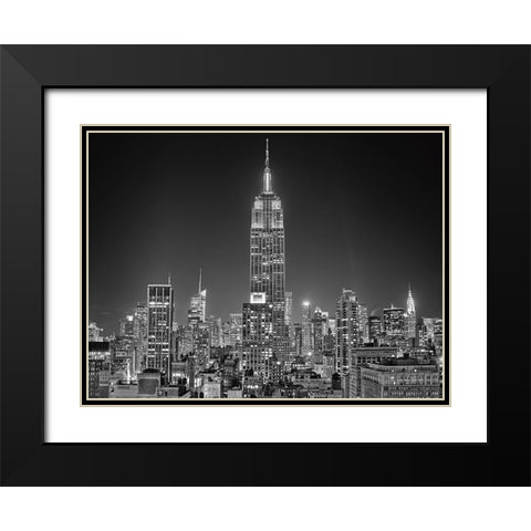 230 5th Avenue Black Modern Wood Framed Art Print with Double Matting by Terrible, Aurelien
