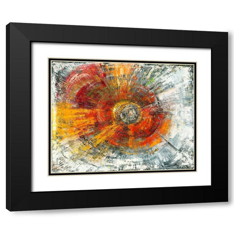 Explosion Black Modern Wood Framed Art Print with Double Matting by Arns-Muller, Monika