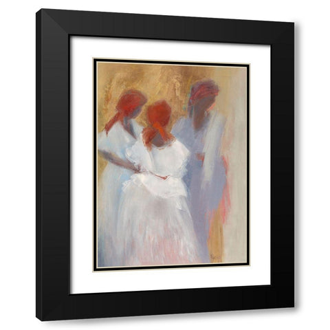 les Bahianeses Black Modern Wood Framed Art Print with Double Matting by Parise, Chantal