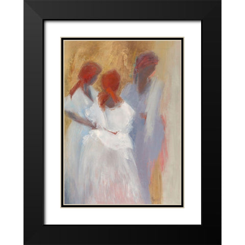 les Bahianeses Black Modern Wood Framed Art Print with Double Matting by Parise, Chantal
