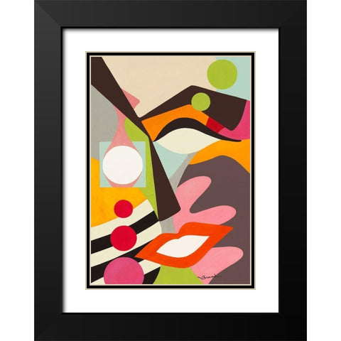 La lumiere Black Modern Wood Framed Art Print with Double Matting by Brand, Valerie