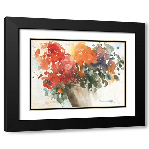 Blutenpracht Black Modern Wood Framed Art Print with Double Matting by ROMO-Rolf Morschhauser