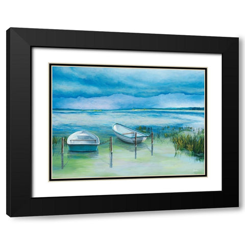 Nach dem Gewitter Black Modern Wood Framed Art Print with Double Matting by Richter, Cornelia