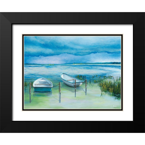 Nach dem Gewitter Black Modern Wood Framed Art Print with Double Matting by Richter, Cornelia