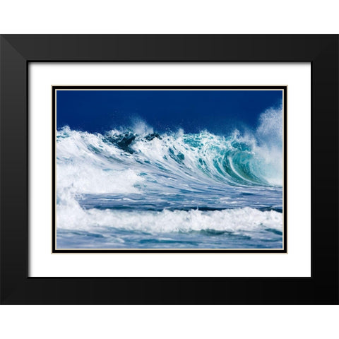 North Shore Black Modern Wood Framed Art Print with Double Matting by Westfield, Wim