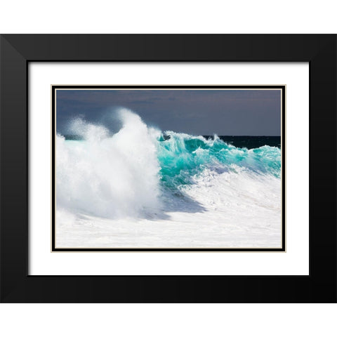 Baja California Black Modern Wood Framed Art Print with Double Matting by Westfield, Wim
