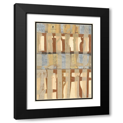 Cosinus Black Modern Wood Framed Art Print with Double Matting by Richter-Armgart, Rose