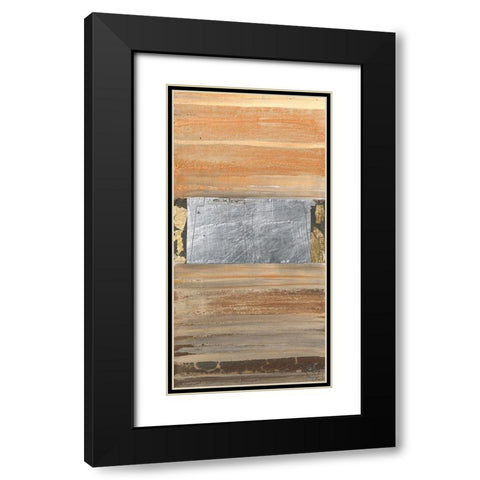Razul Black Modern Wood Framed Art Print with Double Matting by Richter-Armgart, Rose