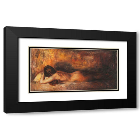 Travagliato Black Modern Wood Framed Art Print with Double Matting by van den Bogerd, Escha