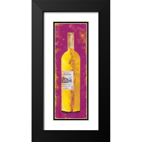 Bordeaux III Black Modern Wood Framed Art Print with Double Matting by Persillon, Francoise