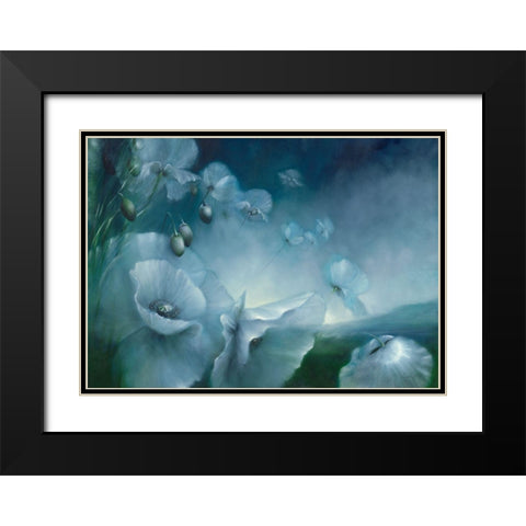 Touch the Sky Black Modern Wood Framed Art Print with Double Matting by Schmucker, Annette
